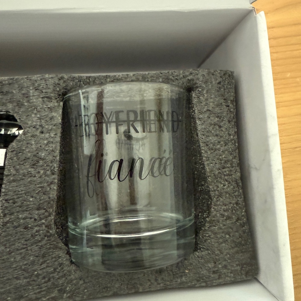 New In Box - Engagement Gift Drink Glasses - Picture 5 of 5